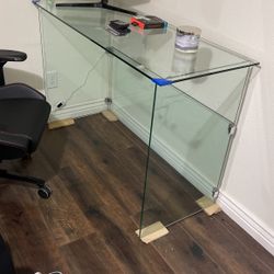 All Glass Desk