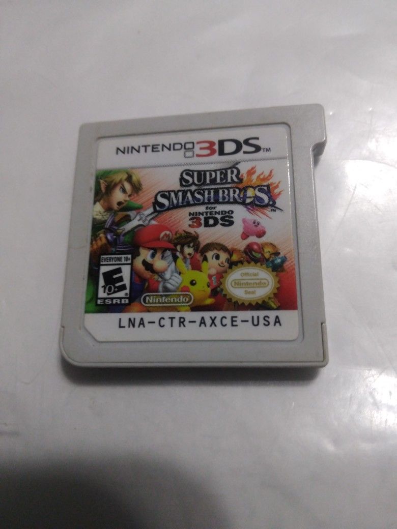Nintendo 3DS Game Super Smash Bros Use