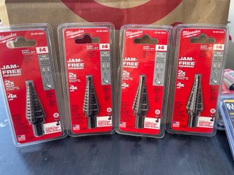 MILWAUKEE STEP DRILL BIT #4  $24 EachBit  (( Read. Below ))