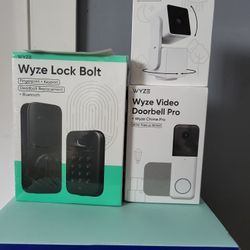 Wyze Camera ,lock And Door Bell Camera 