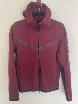 Nike Tech Fleece Hoodie Maroon Sz S