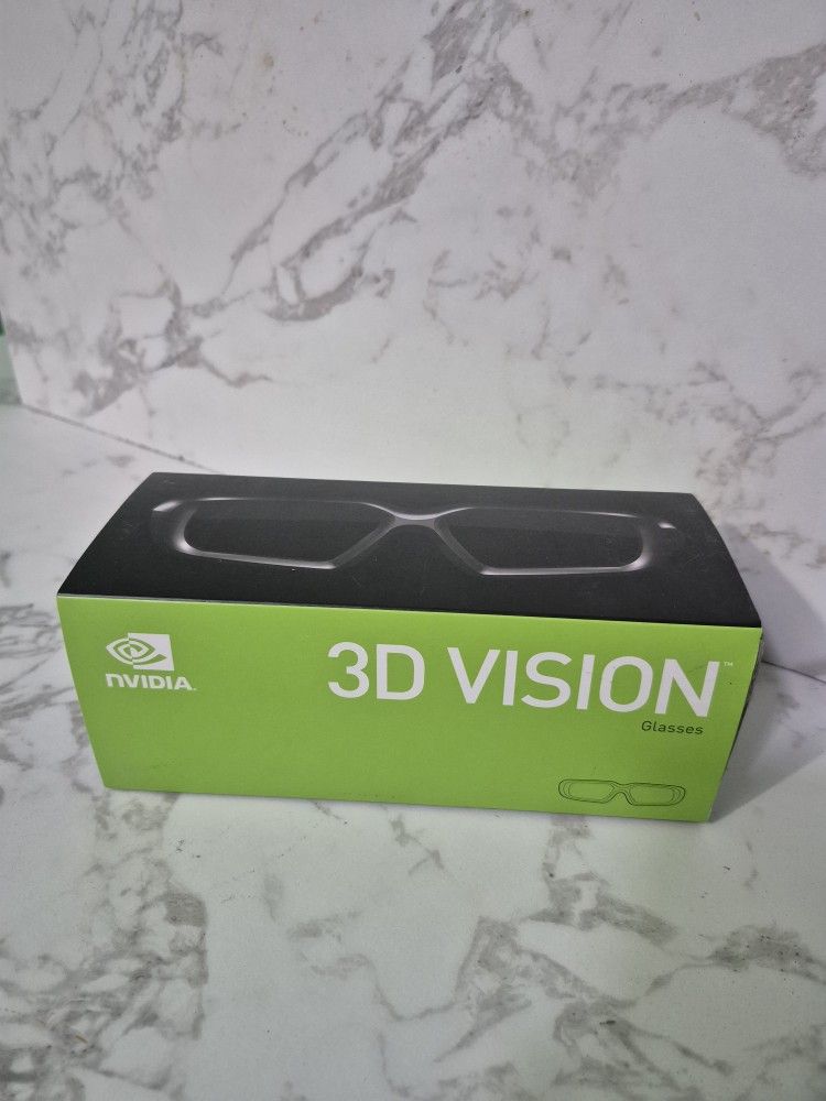 Nvidia 3D Vision Wireless Glasses ((contact info removed)1-0101-002) NEW IN BOX Immersive