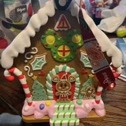 Disney Gingerbread House Cookie jar Limited Edition 