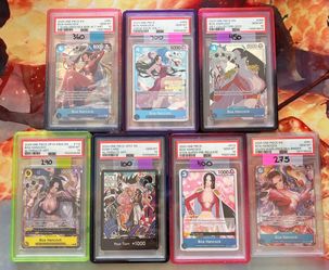 One piece cards PSA 10 slabs