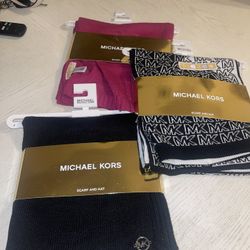 Michael Kors Beanie And Scarf Sets $25 Each 