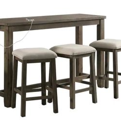 Bar Table With Stools