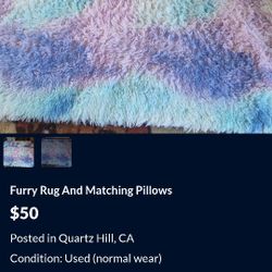 Fury Rug And Pillows