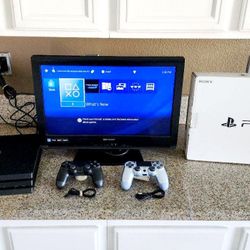 1 TERABYTE PS4 Pro Adult Owned 2 controllers and All Cables included