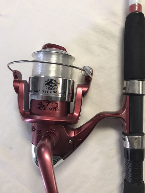 Offshore Angler Esprit spinning fishing rod & reel combo for Sale in Santa  Fe, TX - OfferUp