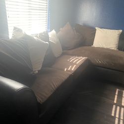 Brown Sectional Couch