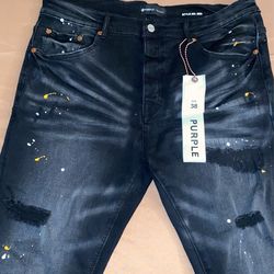 Purple Designer Jeans