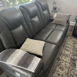 Leather Couch And Loveseat Recliner 