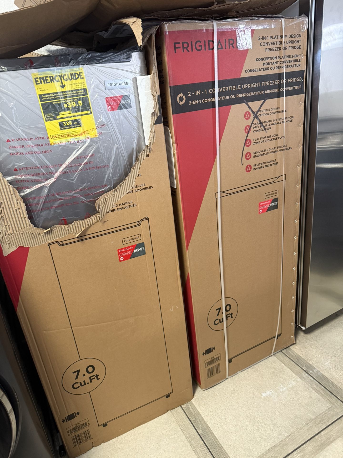 Frigidaire Convertible 2 In 1 Upright Freezer Or Fridge