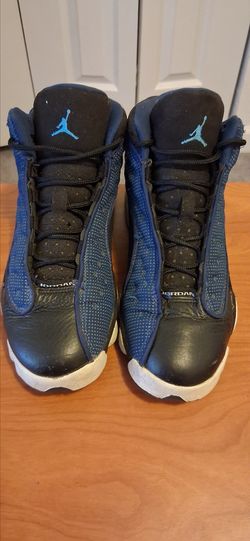 Nike Air jordans 13 retro brave blue size 6y