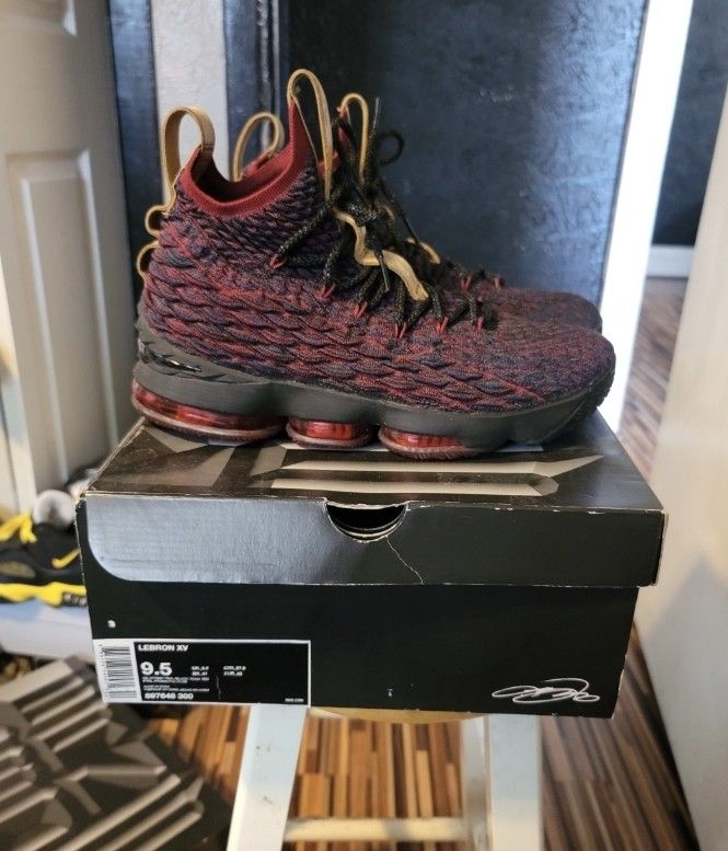 Lebron 15 New Heights Great Cond. Size 9.5 $ 130 display picture 3