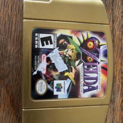 Nintendo 64 N64 The Legend of Zelda Majora's Mask Bronze Gold Bronze Color Edition 