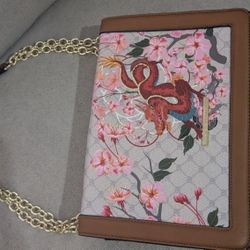 Steve Madden Dragon Design Large Shoulder Bag