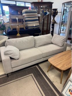 Modern beige sofa