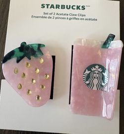 Starbucks Hair Clip