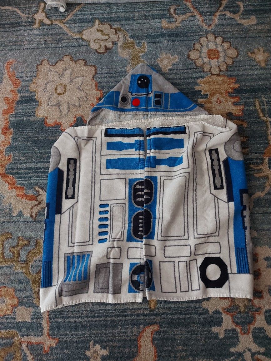 Star Wars R2d2 Hooded Towel