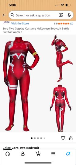Zero two cosplay hair accessories and wig included
