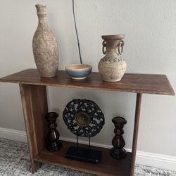wood side table 