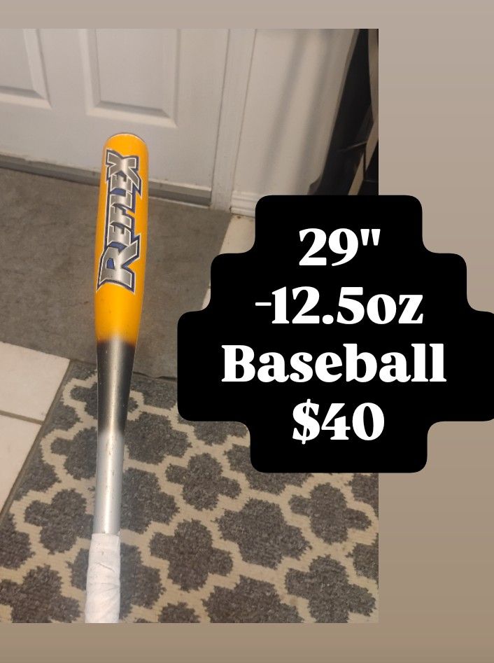 Easton Reflex Baseball Bat 29" -12.5oz