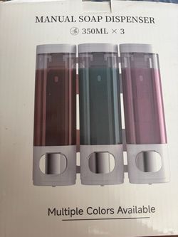 Brand new in box soap/ shampoo dispenser