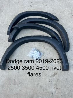 Dodge ram  2(contact info removed) --- 2023  rivet fender flares