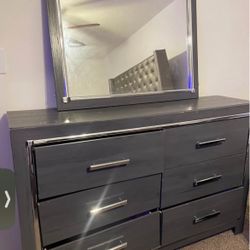 Gray dresser