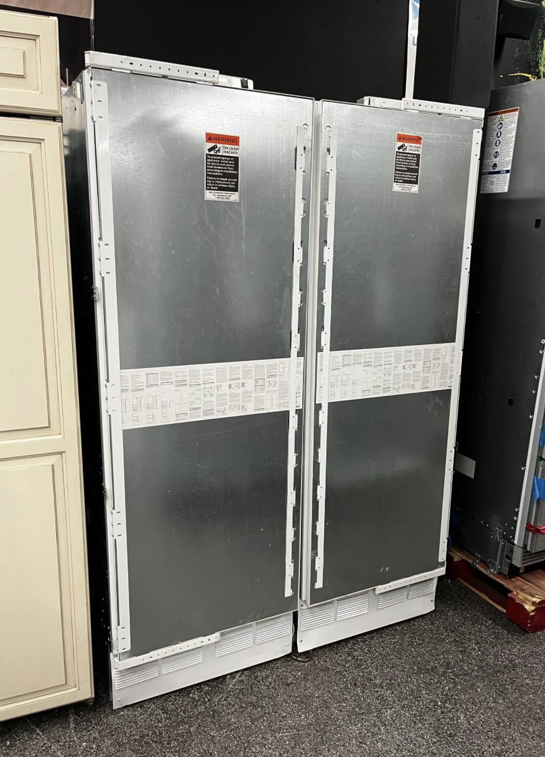 Panel Ready Sub Zero 54” Refrigerator Column Set Built In