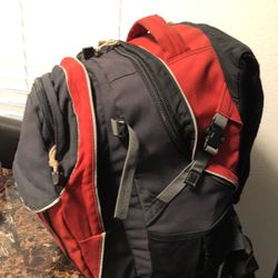 JanSport Polaris 33 Discontinued Red and Black Camping Backpack