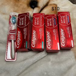 Toothpaste and Toothbrush