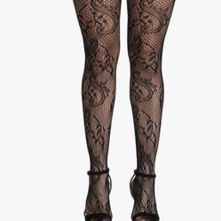 Women's Fashion Print Fishnet Pantyhose