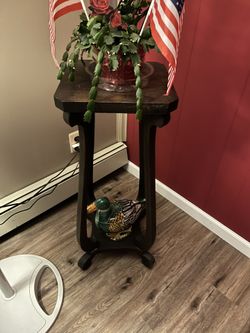 Old Wood Plant Stand 