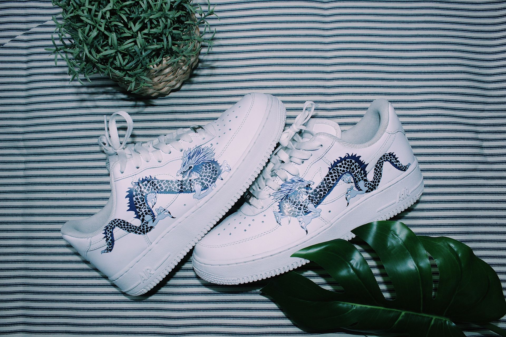 Nike Air Force 1 Blue Dragon