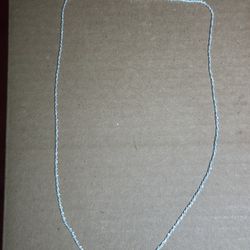 20 inches twisted rock 925 Silver