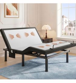 T600 Adjustable Bed Frame Queen Size with Remote & Massa