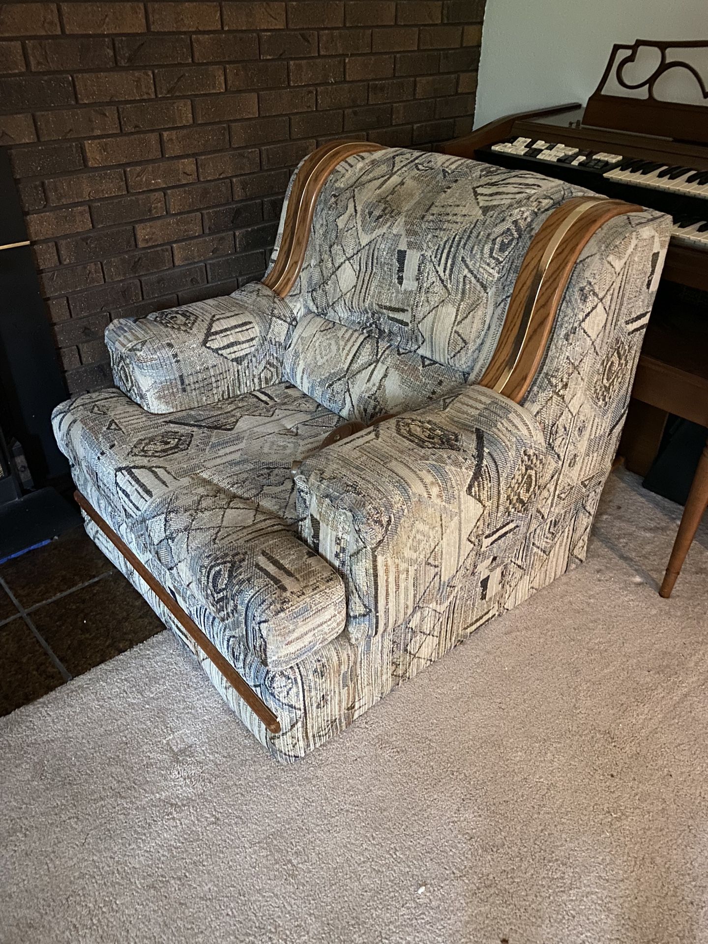 Armchair and Loveseat