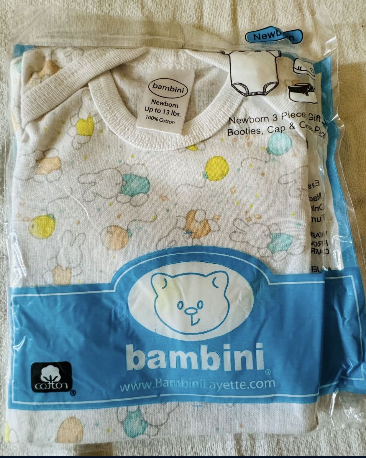 New Newborn 3 Piece Gift