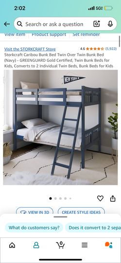 Used Twin Bunk Beds (Grey)