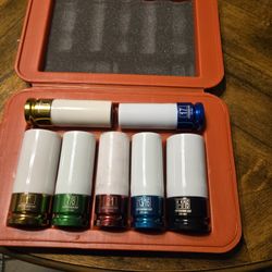 Pittsburgh 1/2 Lug Nut Impact Socket Set