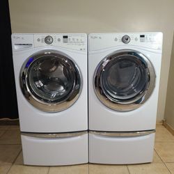 Whirlpool Washer And Electric Dryer Free Deliver And Install 6 Month Warranty 