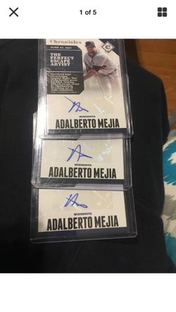 2017 chronicles AUTOGRAPHED cards are MINT