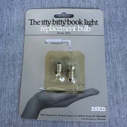 New Itty Bitty Book Light Replacement Bulbs Zelco part # 10413 pack of 2