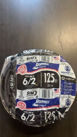 romex 6/2 125ft 280$