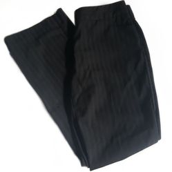 Worthington Black Striped Dress Pants- Size 2P