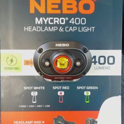 Nebo Mycro 400 Lumens Headlamp
