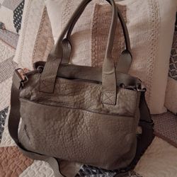 Treasure & Bond Pebbled Leather Handbag
