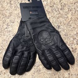 Leather Harley Gloves XL